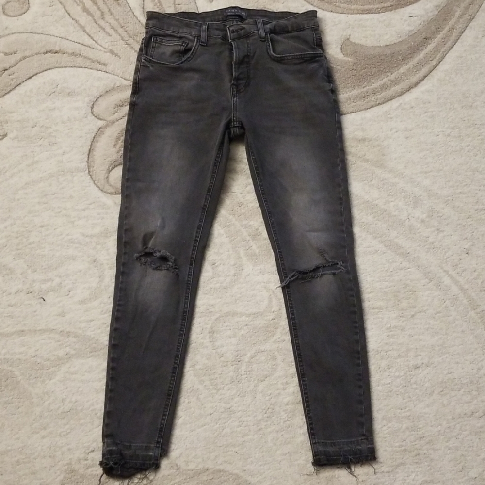 Zara Man Distressed Jeans, sz 26